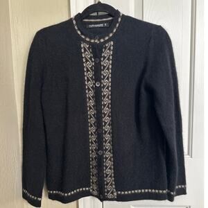 Native World Possum Fur Merino Wool Cardigan Small